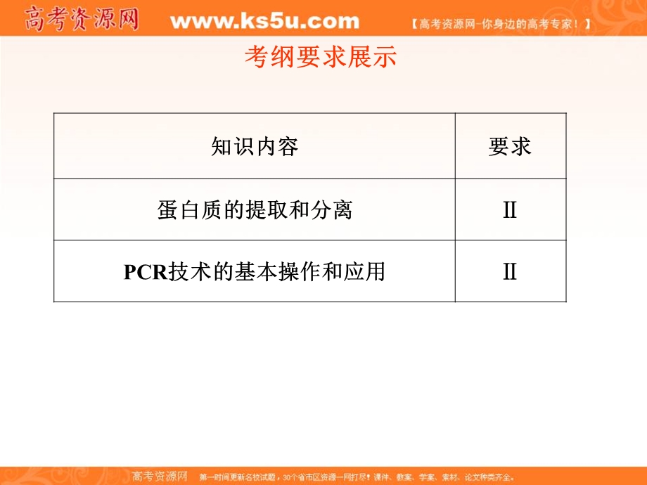 2012一轮精品课件：生物人教版选修1专题5 DNA和蛋白质技术.ppt_第2页