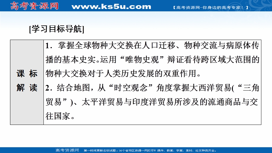 2021-2022同步新教材历史部编版中外历史纲要下课件：第3单元 第7课　全球联系的初步建立与世界格局的演变 .ppt_第2页