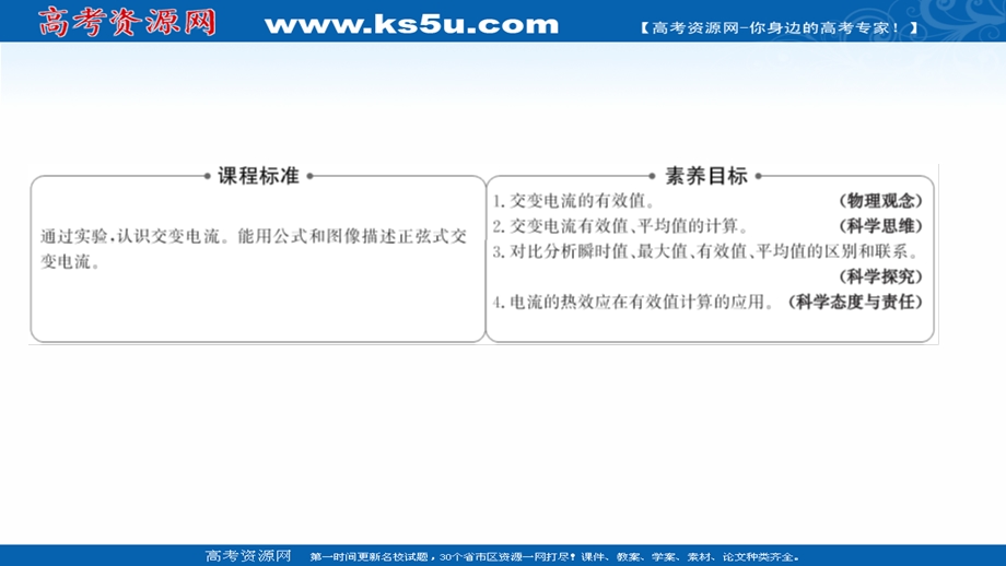 2021-2022人教版物理选择性必修二课件：第三章 2-交变电流的描述 .ppt_第2页