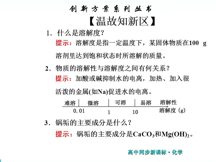 2019新一线同步高中化学选修四（苏教版）课件：第1部分 专题3 第四单元 难溶电解质的沉淀溶解平衡 .ppt_第2页