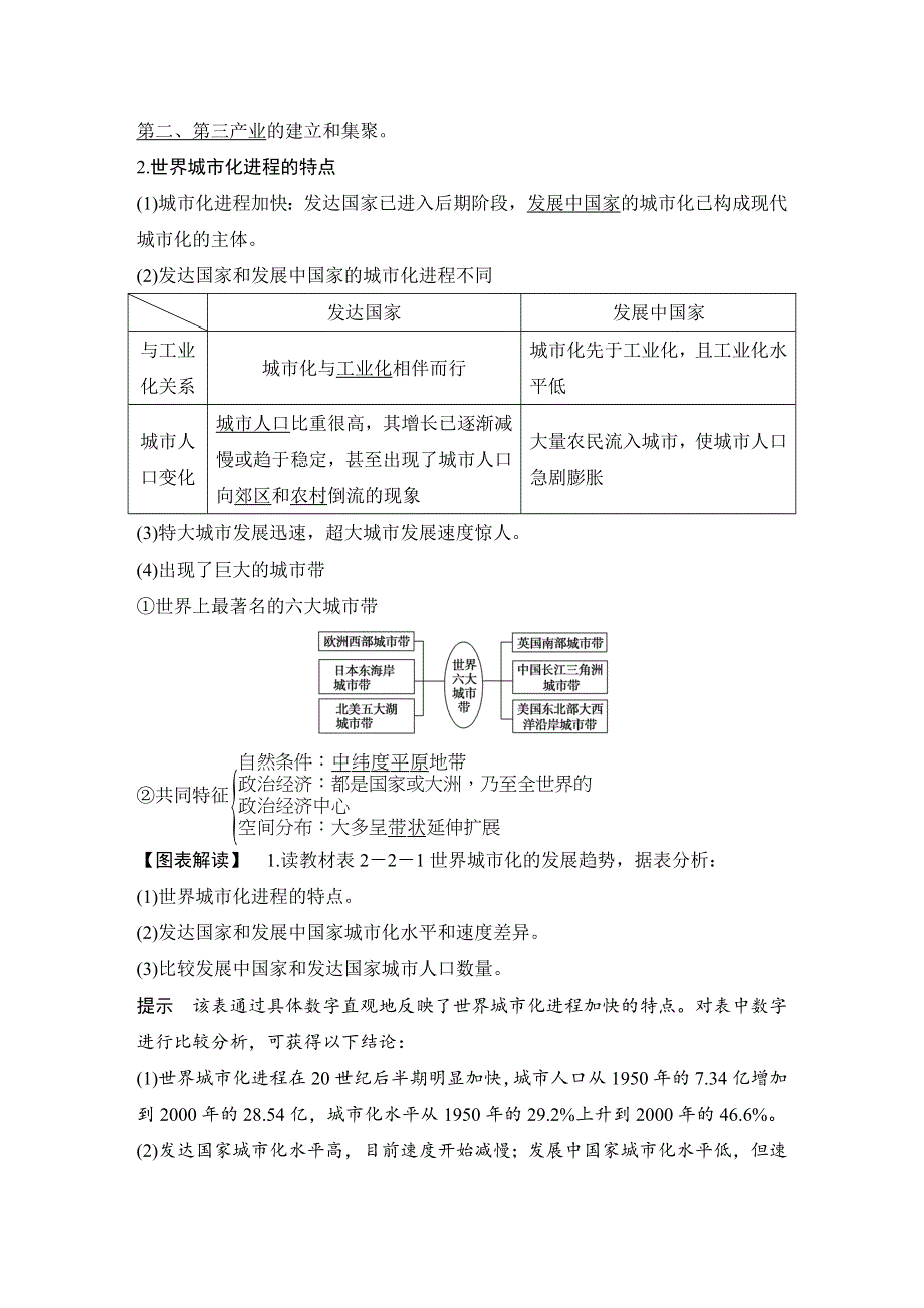 2018-2019学年新设计地理中图版必修二讲义：第二章 城市的空间结构与城市化 第二节 WORD版含答案.DOCX_第2页