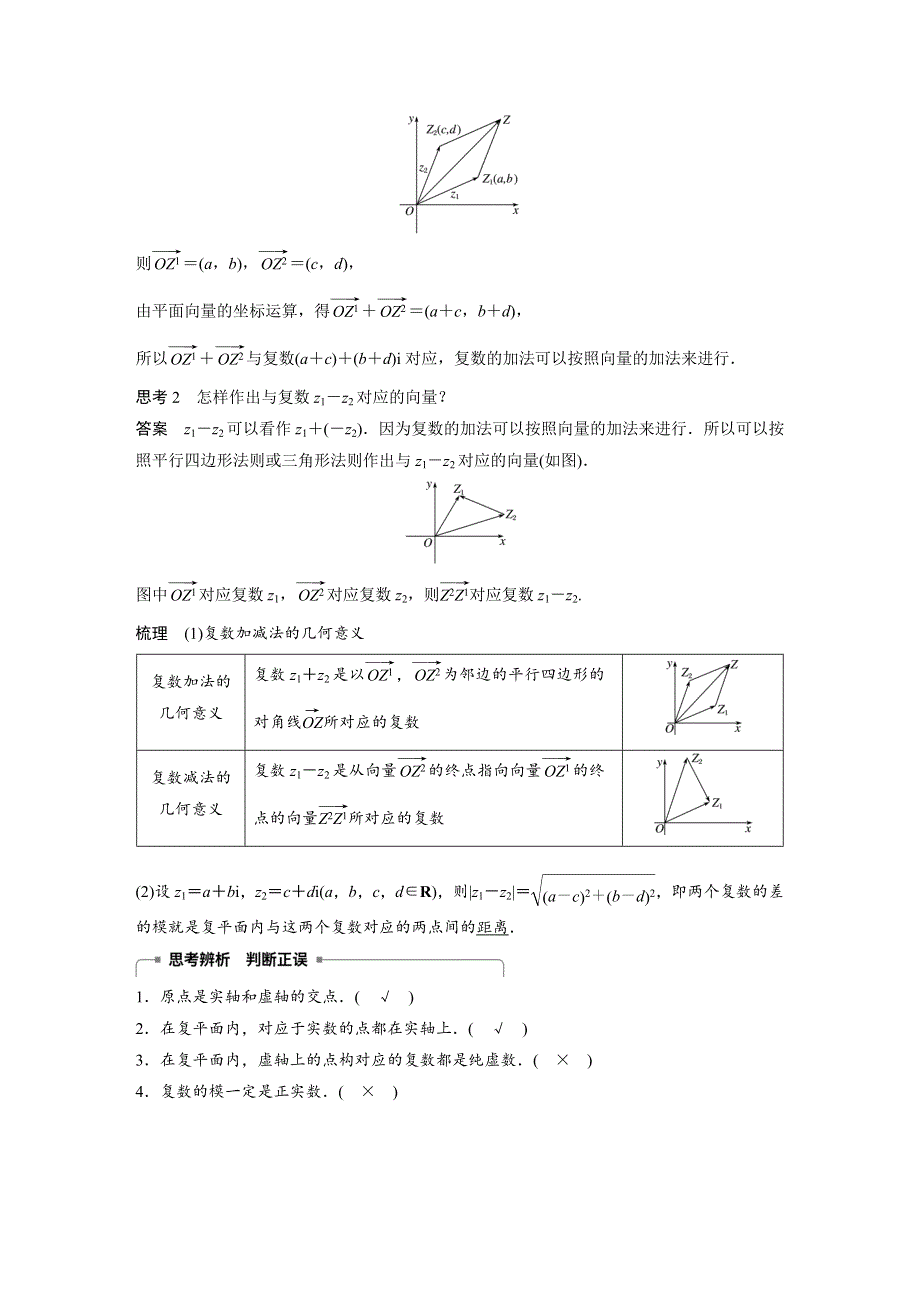 2018-2019学年苏教版数学选修1-2同步学案：第3章 3-3 复数的几何意义 WORD版含答案.docx_第2页