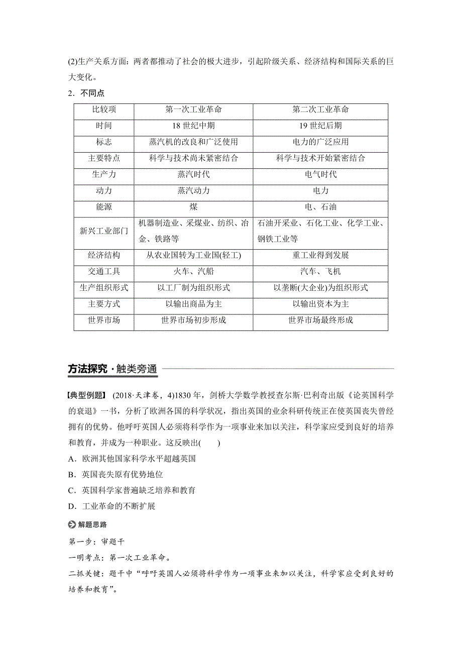 2018-2019学年高中历史人民版（浙江专用）必修二教师用书：专题五 走向世界的资本主义市场 专题学习总结 WORD版含答案.docx_第2页