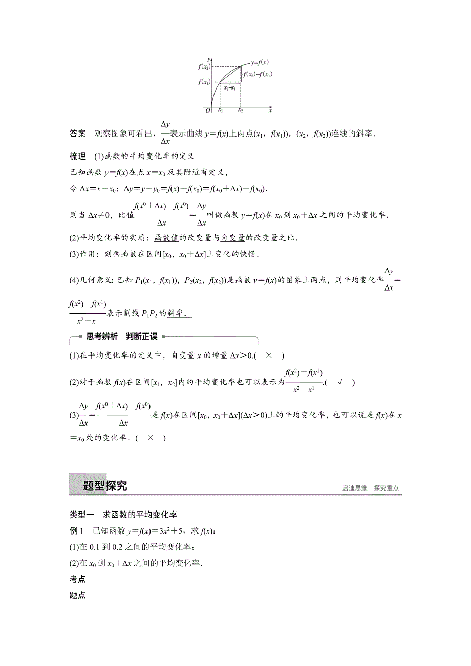 2018-2019数学新学案同步精致讲义选修1-1人教B全国通用版：第三章 导数及其应用3-1-1 WORD版含答案.docx_第2页