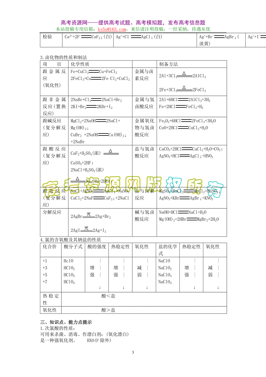 1.0《卤素》教案（旧人教）.doc_第3页