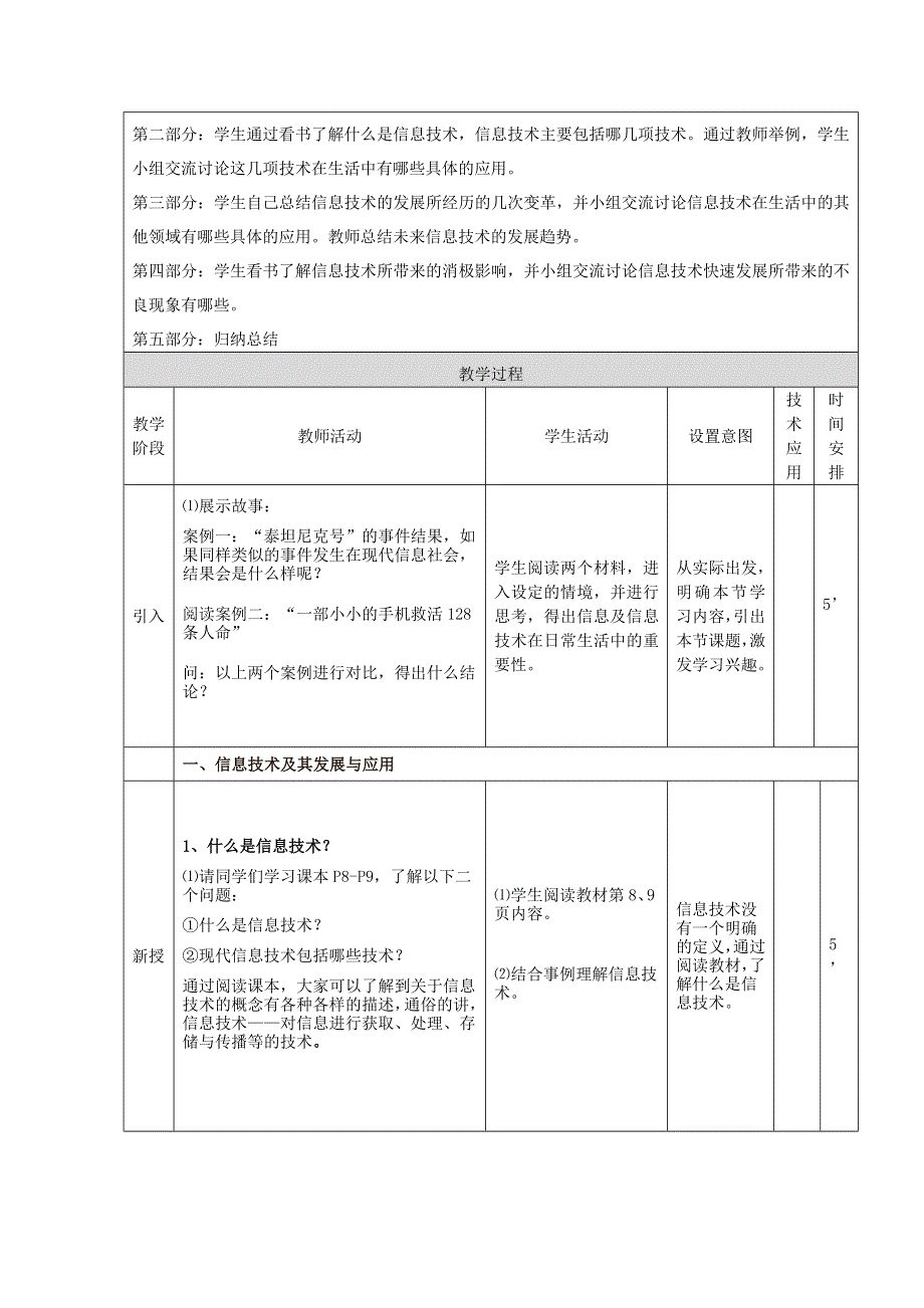 1.2 信息技术及其影响（二）（教学设计）-2016-2017学年高一信息技术上册.doc_第2页