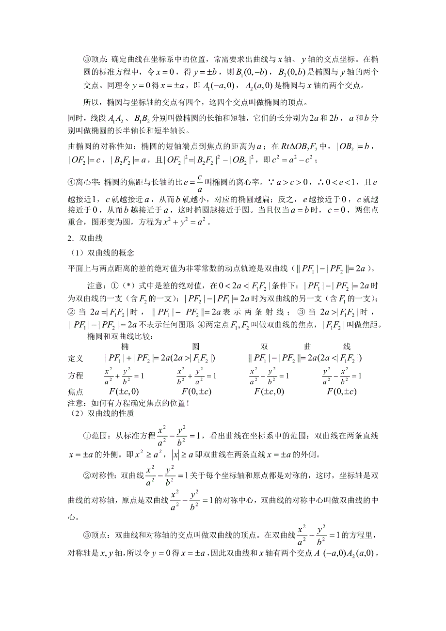 [原创] 预测2011届高考数学：38圆锥曲线方程及性质.doc_第2页