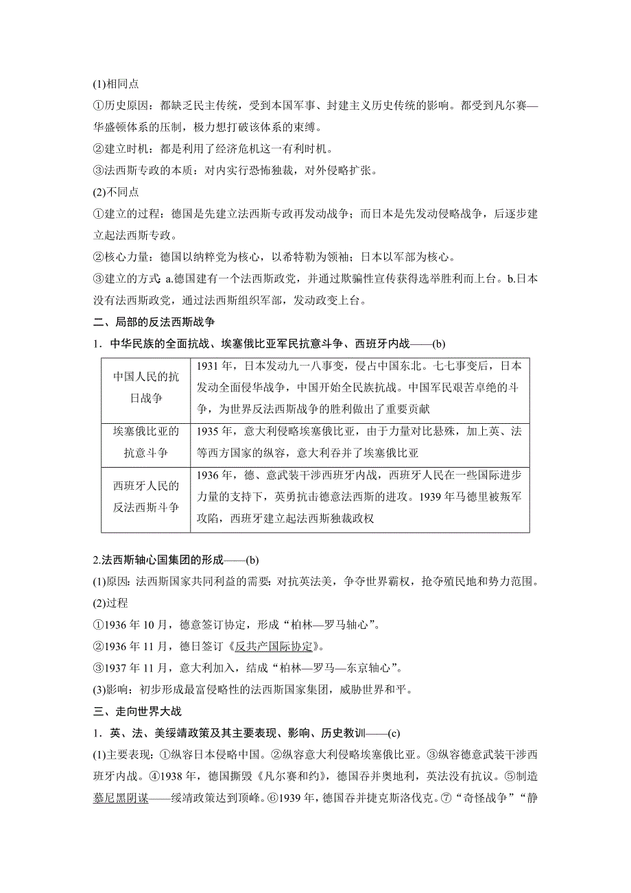 2018版浙江省高考历史《选考总复习》配套文档：专题7 考点20 第二次世界大战 .docx_第2页