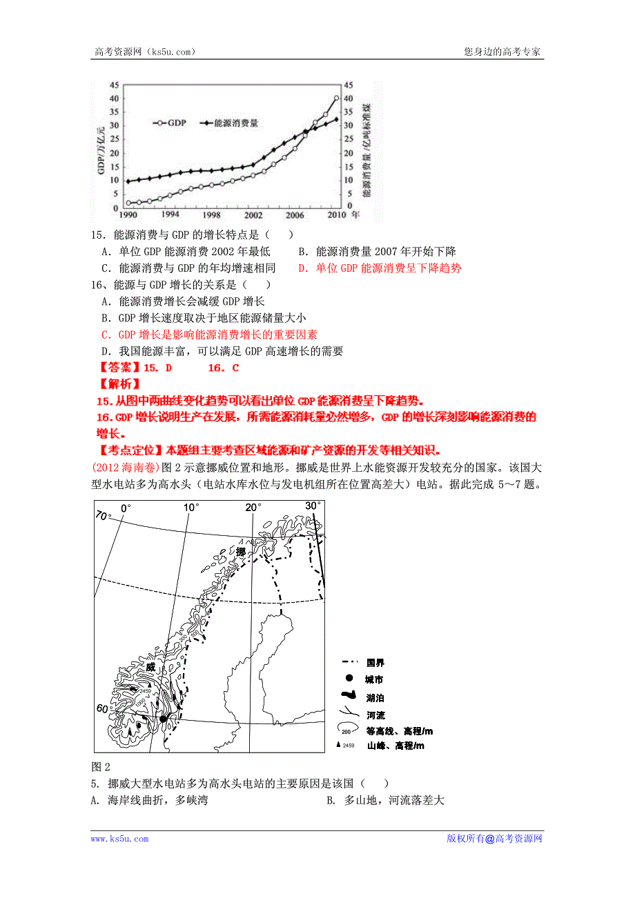 2012年高考真题考点汇编 区域生态、资源的可持续发展.pdf_第2页