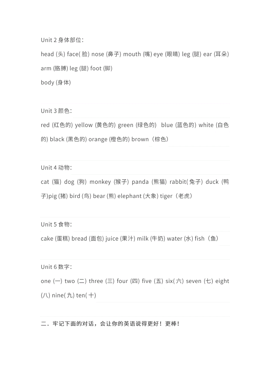 人教PEP英语三年级上册重点单词、短语、句型汇总.pdf_第2页