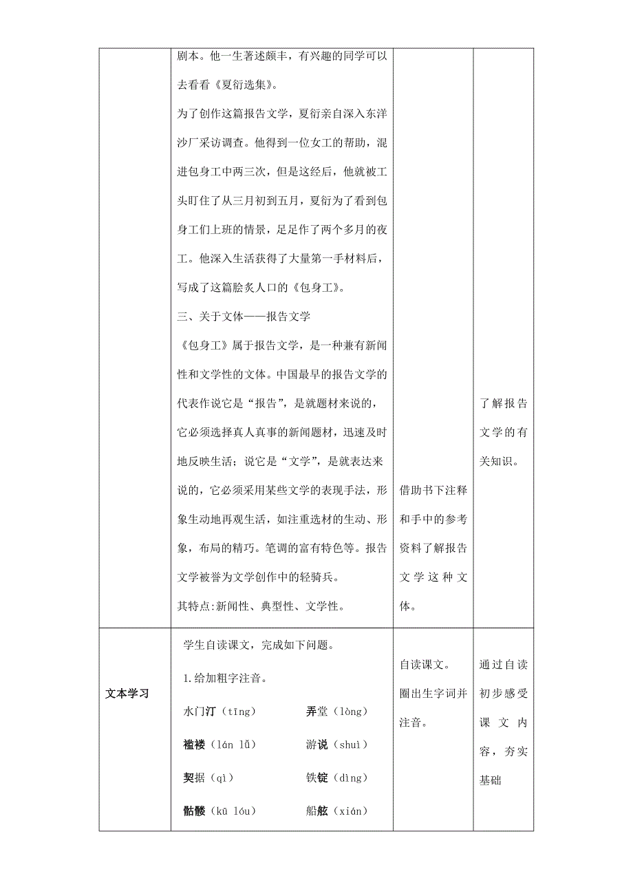 人教版高中语文必修一《包身工》教案教学设计优秀公开课 (28).pdf_第3页